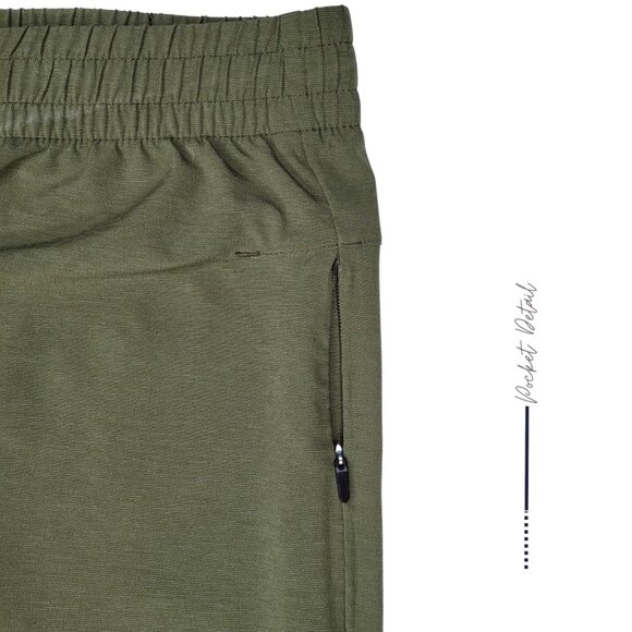 OLIVE GREEN FLAT FRONT SHORT FOR MEN SIZE XXL - Picture 5 of 9